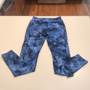 Blue under armour leggings